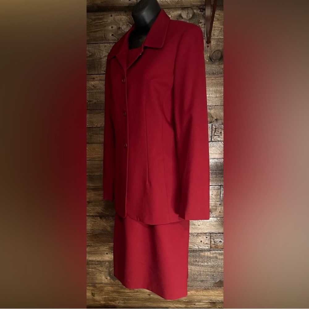 Vintage Red Women's Dress Suit by
JG Hook - Picture 2 of 10